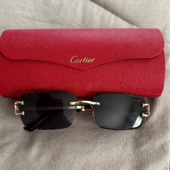 Cartier Accessories - Cartier Black Sunglasses